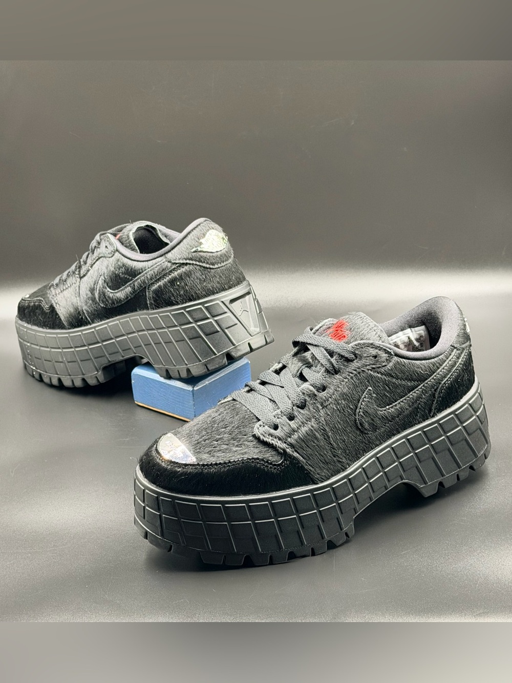 Wmns Air Jordan 1 Low Brooklyn 'Black Pony' - Picture 9 of 13